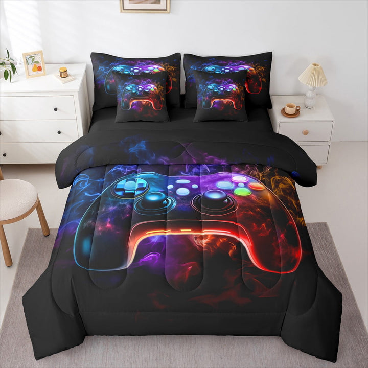 Game Bedding Sets Twin,Breathable 7-Piece