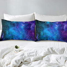 Load image into Gallery viewer, Feelyou Galaxy Series Bedding Set, Child Comforter Cover Decoration with Zipper Ties,Soft Duvet Cover Set
