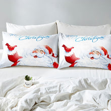 Load image into Gallery viewer, Kids Christmas Duvet Cover Santa Claus Printed Comforter Cover Winter Theme Quilt Cover Cartoon Style Bedding Set With Corner Ties And Pillowcase Hypoallergenic Bed Decor US Twin Full UK Queen King AU DE Single Double Size
