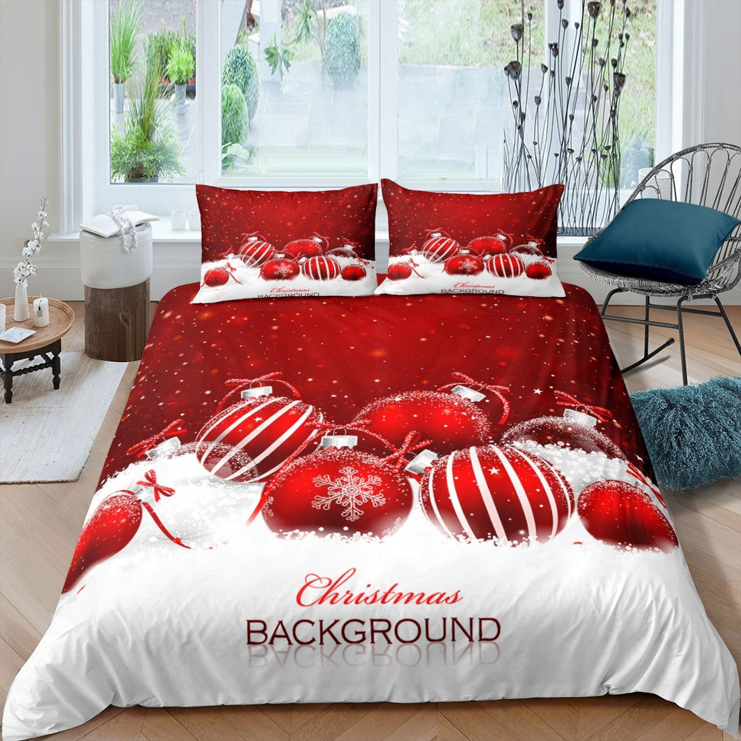 Christmas Theme For Kids Boys Girls Children Comforter Cover Starry Sky Brushed Quilt Cover Red Lantern Pattern Cartoon Style Bedding Set With Corner Ties And Pillowcase US Twin Full UK Queen King AU DE Single Double Size