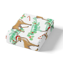 Load image into Gallery viewer, Deer Duvet Cover Set With Pillowcase Kids Girls Christmas Theme Comforter Cover, Branches Coniferous Bedding Set For Children Boys Teens Cute Animal Quilt Cover US UK AU DE Size Decorative Room 2/3 PCS
