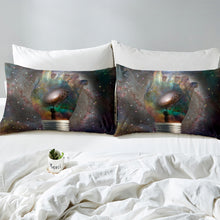 Load image into Gallery viewer, Light Bulb Duvet Cover Set Galaxy Bedding Set for Kids Boys Teens, Starry Sky Background Comforter Cover Microfiber Polyester Bedspread Cover 2/3 Pcs With Pillowcase
