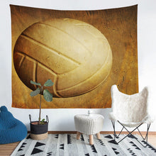 Load image into Gallery viewer, Basketball Tapestry Sports Theme Wall Hanging for Kids Room Bedroom Living Room, Outdoor Basketball Sports Printed Wall Blanket Wall Hanging,S M L XL
