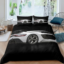 Load image into Gallery viewer, Sports Car Comforter Cover Set Boy Teens Man Extreme Sports Theme Duvet Cover Speed Racing Car Bedding Set Automobile Style Quilt Cover,Room Decor 2/3Pcs Bedding
