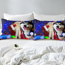 Load image into Gallery viewer, Christmas Comforter Cover Set for Kids Boys Girls Santa Claus Husky Bedding Set Festive Holiday Duvet Cover Luxury Microfiber Bedspread Cover,Room Decor 2/3Pcs Bedding
