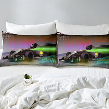Load image into Gallery viewer, Racing Car Comforter Cover Set Boys Teens Extreme Sports Bedding Set Kids Adults Speed formula Car Duvet Cover Cool Automobile Style Bedspread,Room Decor 2/3Pcs Bedding
