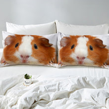 Load image into Gallery viewer, Guinea Pig Bedding Set Kids Boys Girls Cute Animal Pattern Comforter Cover 3D Guinea Pig Print Duvet Cover Soft Luxury Quilt Cover,Room Decor 2/3Pcs Bedding
