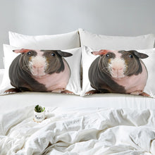 Load image into Gallery viewer, Hairless Guinea Pig Bedding Set for Kids Boys Girls Cute Animal Pattern Comforter Cover 3D Guinea Pig Print Duvet Cover Luxury Soft Quilt Cover,Room Decor 2/3Pcs Bedding
