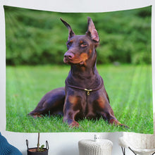 Load image into Gallery viewer, Dog Printed Wall Hanging Cute Pet Dog Tapestry 3D Animal Theme Wall Blanket for Children Kids Boys Girls Adults Microfiber Pet Dog Puppy Pattern Wall Art Room Decor Picnic Sheet
