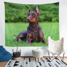 Load image into Gallery viewer, Dog Printed Wall Hanging Cute Pet Dog Tapestry 3D Animal Theme Wall Blanket for Children Kids Boys Girls Adults Microfiber Pet Dog Puppy Pattern Wall Art Room Decor Picnic Sheet
