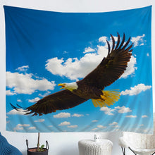 Load image into Gallery viewer, Eagle Wall Blanket Safari Animal Themed Tapestry For Kids Women Men Adults Cool Bird Wall Hanging Ultra Soft Wildlife Style Decor Wall Art
