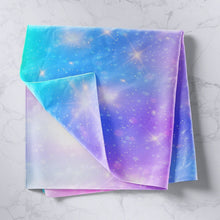Load image into Gallery viewer, Girly Glitter Bedding Throw Blanket Kids Girls 3D Galaxy Starry Sky Tapestry Blue Purple Glitter Tapestries Wall Hanging Luxury Microfiber Wall Blanket,Bedding Collection
