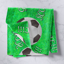 Load image into Gallery viewer, Football Bedding Throw Blanket Kids Boys Teens Sports Theme Tapestry Soccer Ball Pattern Tapestries Wall Hanging Football Field Wall Blanket,Bedding Collection
