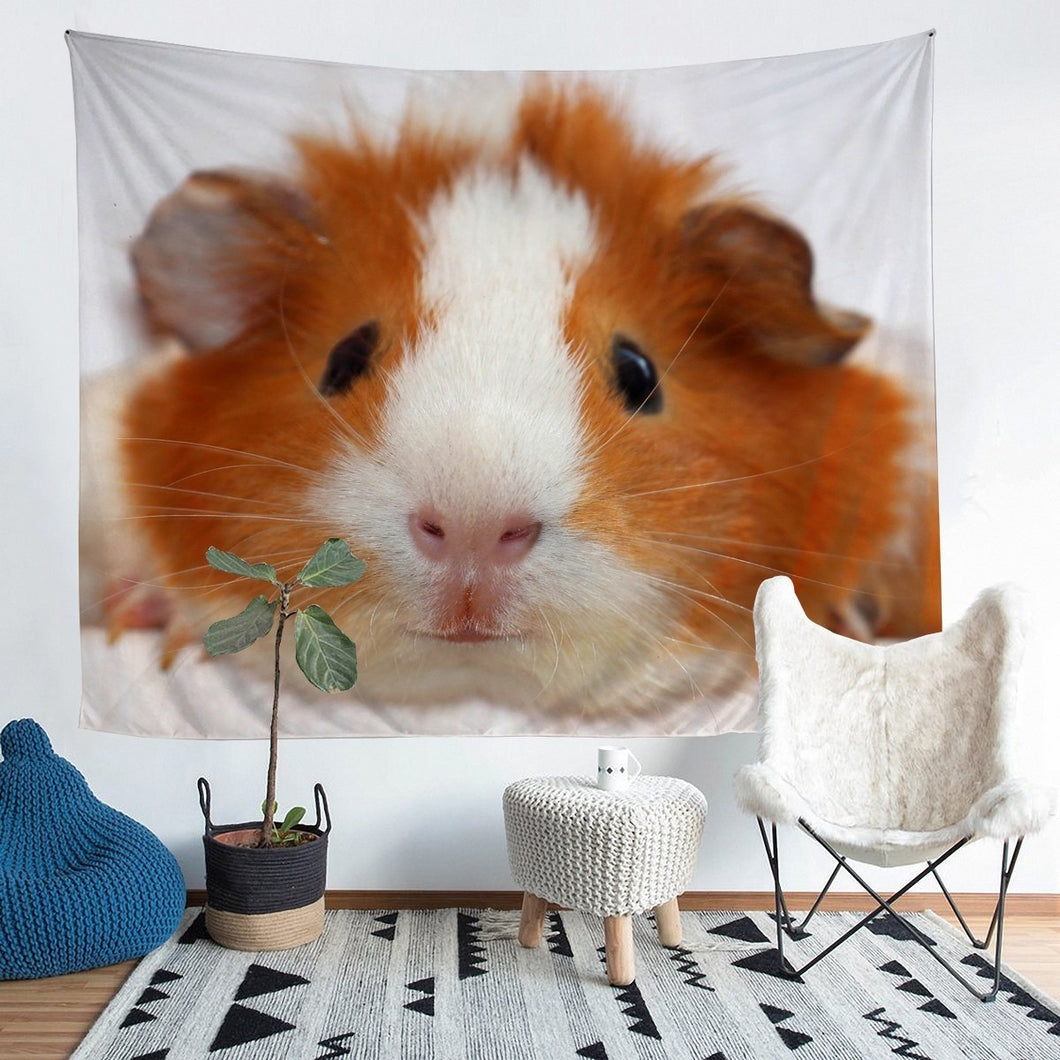 Guinea Pig Tapestries Wall Hanging Kids Boys Girls Cute Animal Pattern Tapestry 3D Guinea Pig Print Bedding Throw Blanket Soft Luxury Wall Blanket,Bedding Collection