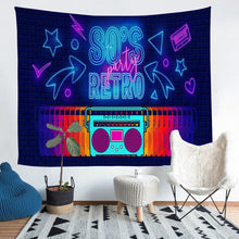 Load image into Gallery viewer, Retro Radio Bedding Throw Blanket Kids Boys Teens Rock Music Theme Tapestry Electronic Musical Instrument Tapestries Wall Hanging Hipster Wall Blanket,Bedding Collection
