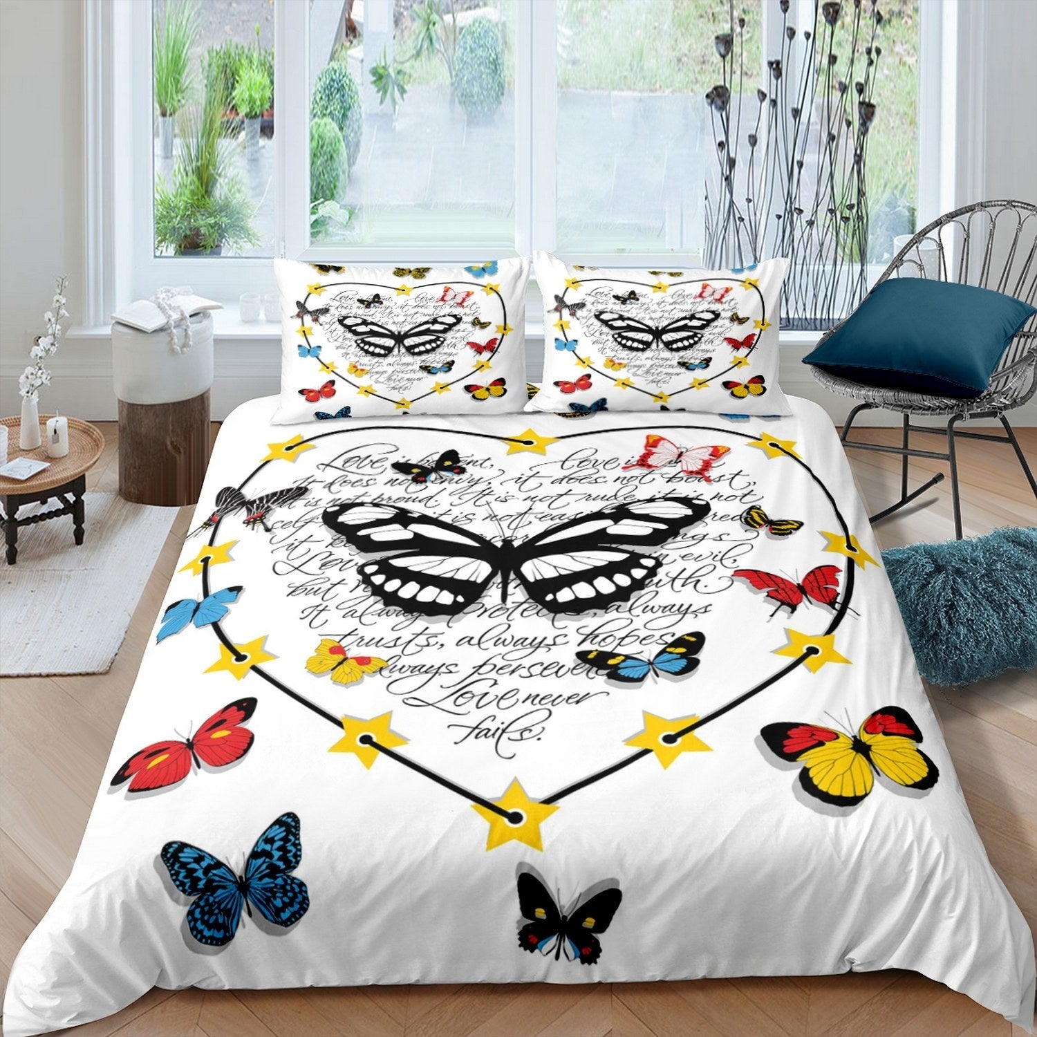 butterfly bedding for girls