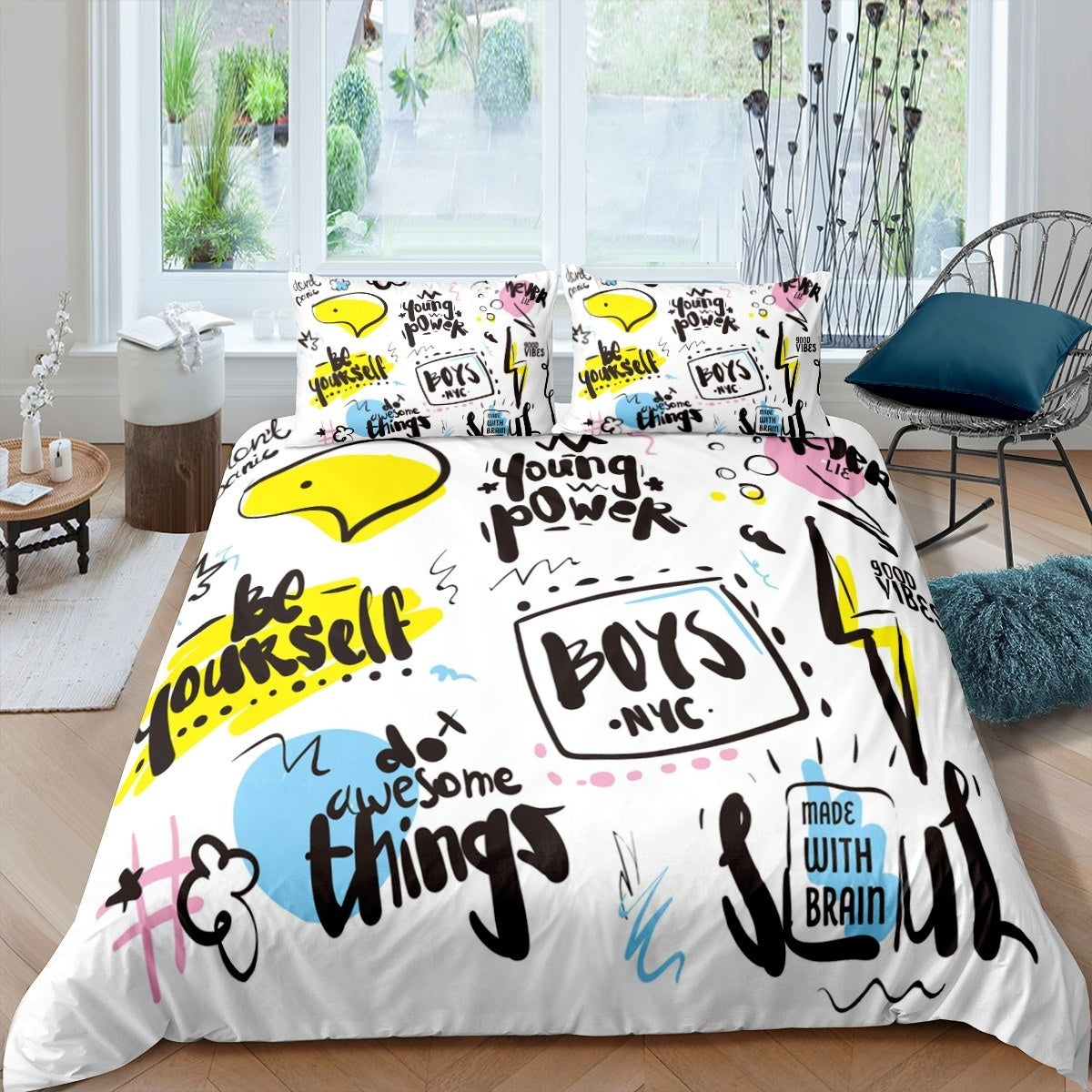 Graffiti Bedroom Bedding, Teenagers Bedding Sets