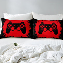 Load image into Gallery viewer, Teens Gamepad Bedding Set Boys Video Game Gamepad Fitted Sheet for Kids Children Gamer Bed Sheet Set Breathable Black Red Boho Hippie Tie Dye Bed Cover Room Decor
