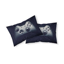 Load image into Gallery viewer, Feelyou Gaming Gamepad Comforter Cover, Boys Decorative Bedding Set with Zippers Ties,Duvet Cover Set
